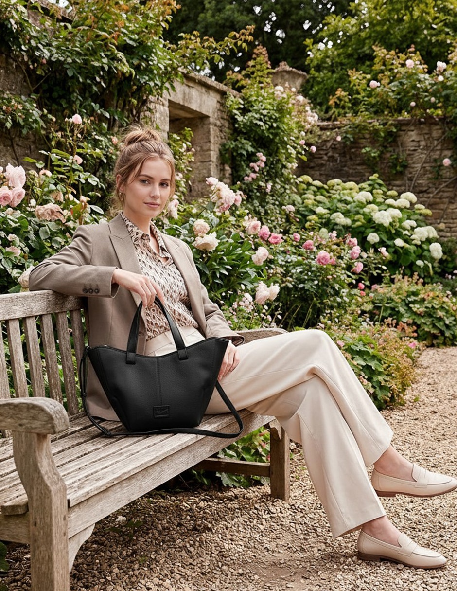 Bolsa tote longvoyage manola de acetato para mujer